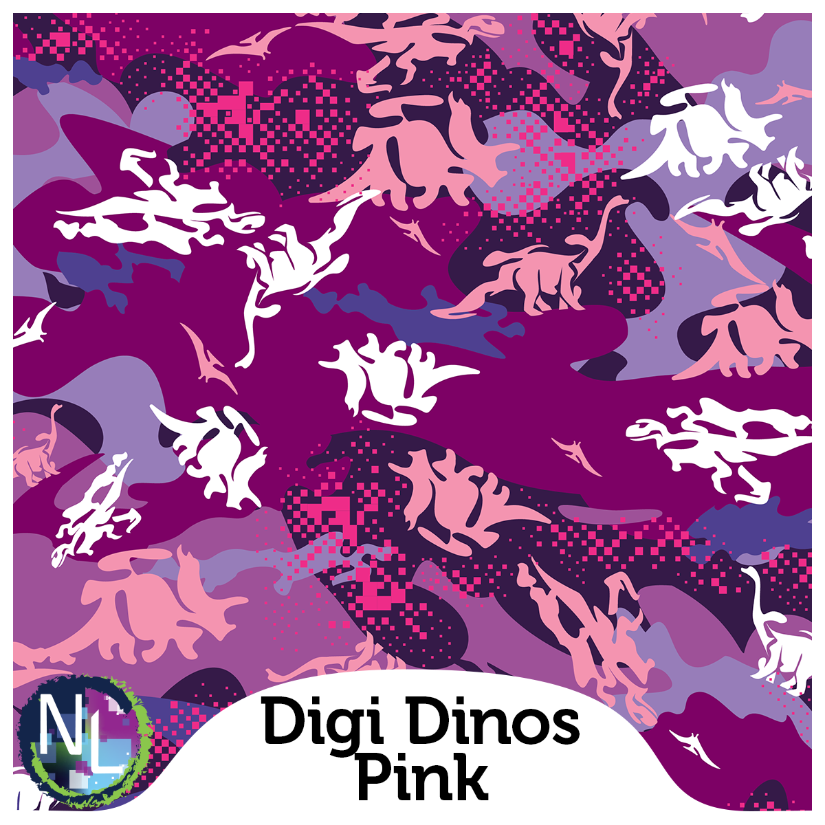 Digi Dinos Pink