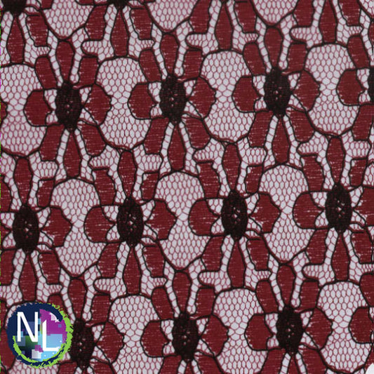Maroon Lace