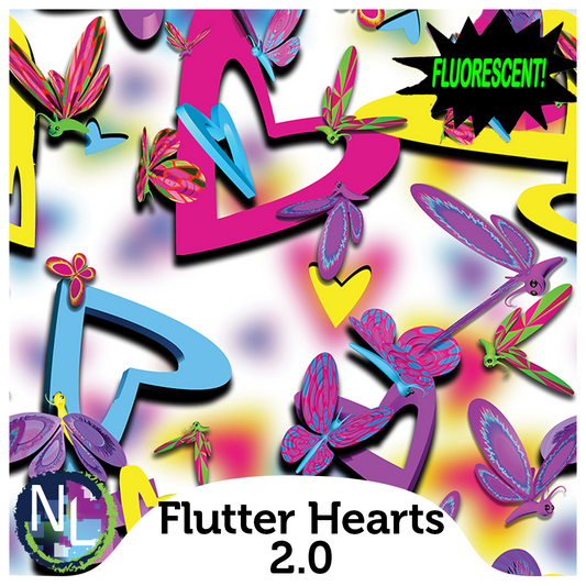 Flutterhearts 2.0 ( FLUORESCENT INK )